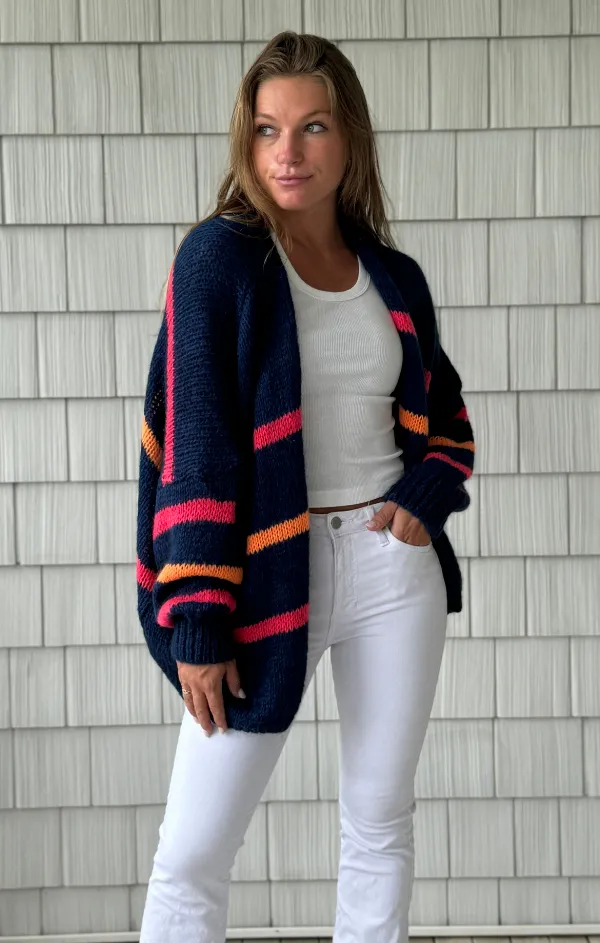 Sam Striped Cardigan