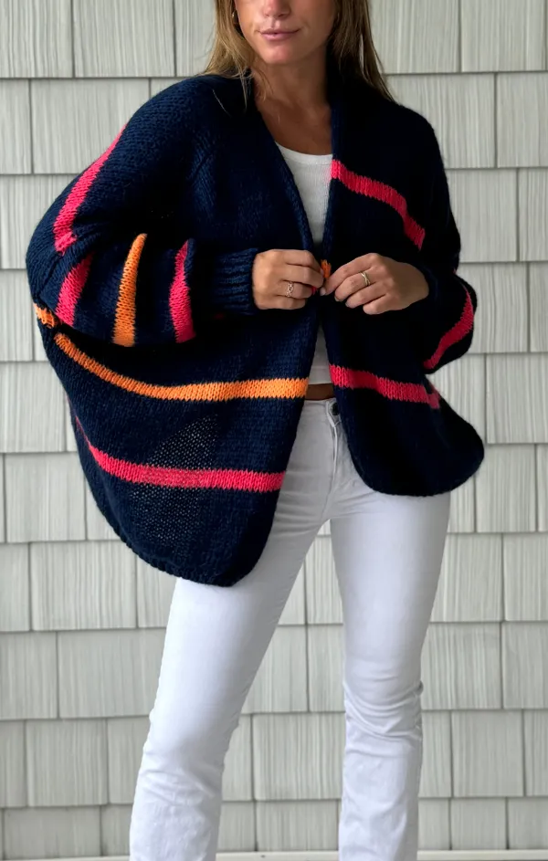 Sam Striped Cardigan