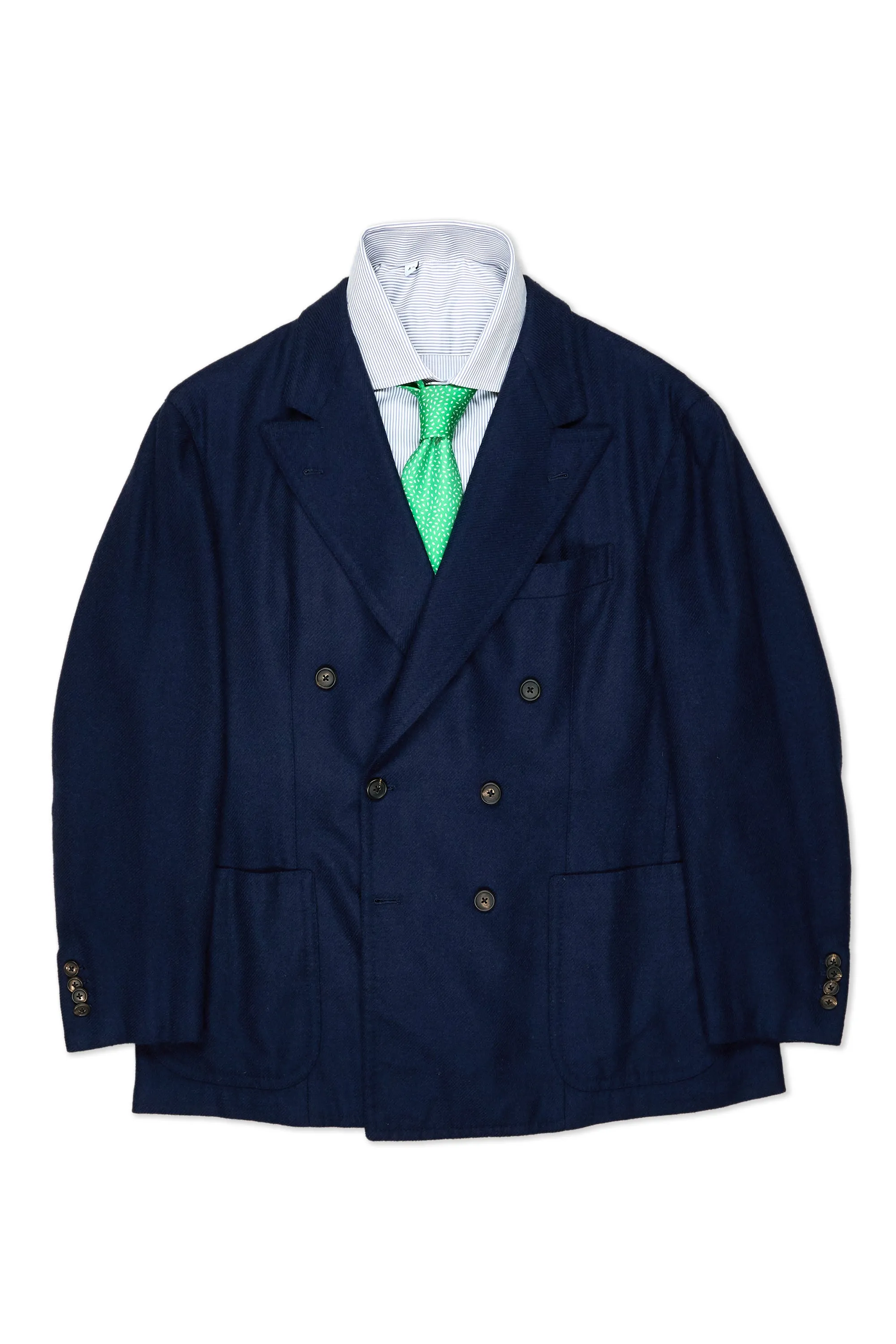 Sartoria Solito Navy Twill Wool DB Sport Coat