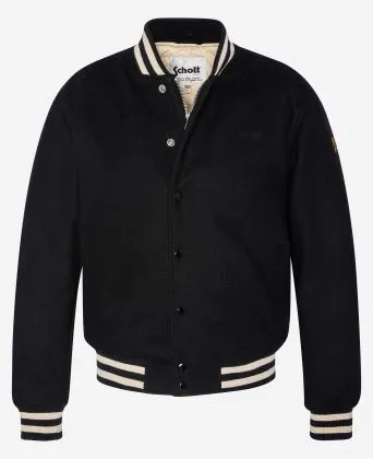 SCHOTT DUSE BLOUSON TEDDY BLACK