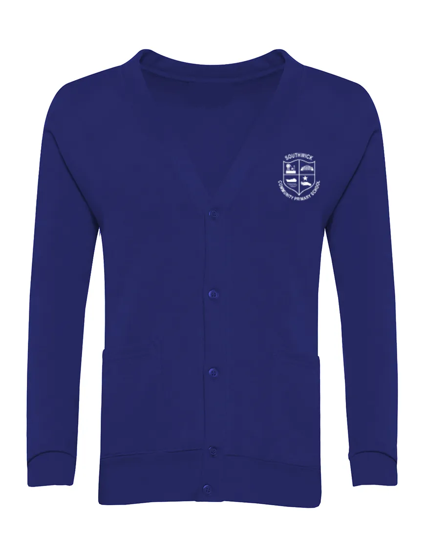 Southwick Community Primary School Royal Blue Cardigan