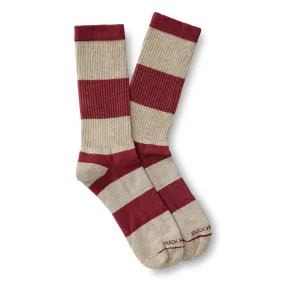 Striped Ribbed Sock