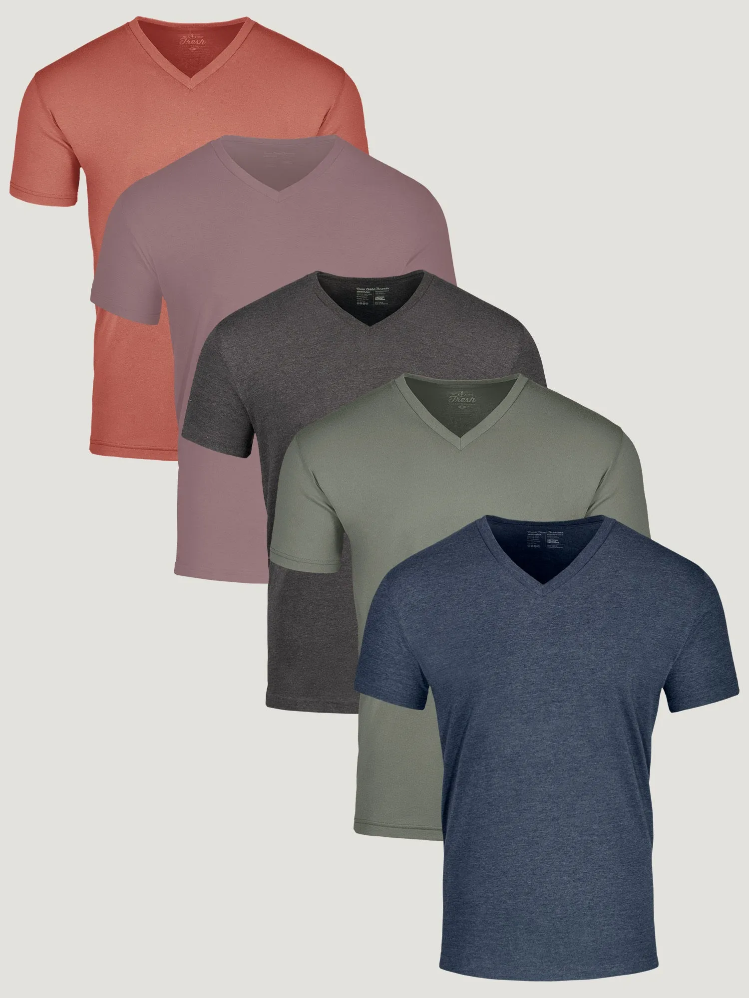 Summer Essentials V-Neck 5-Pack