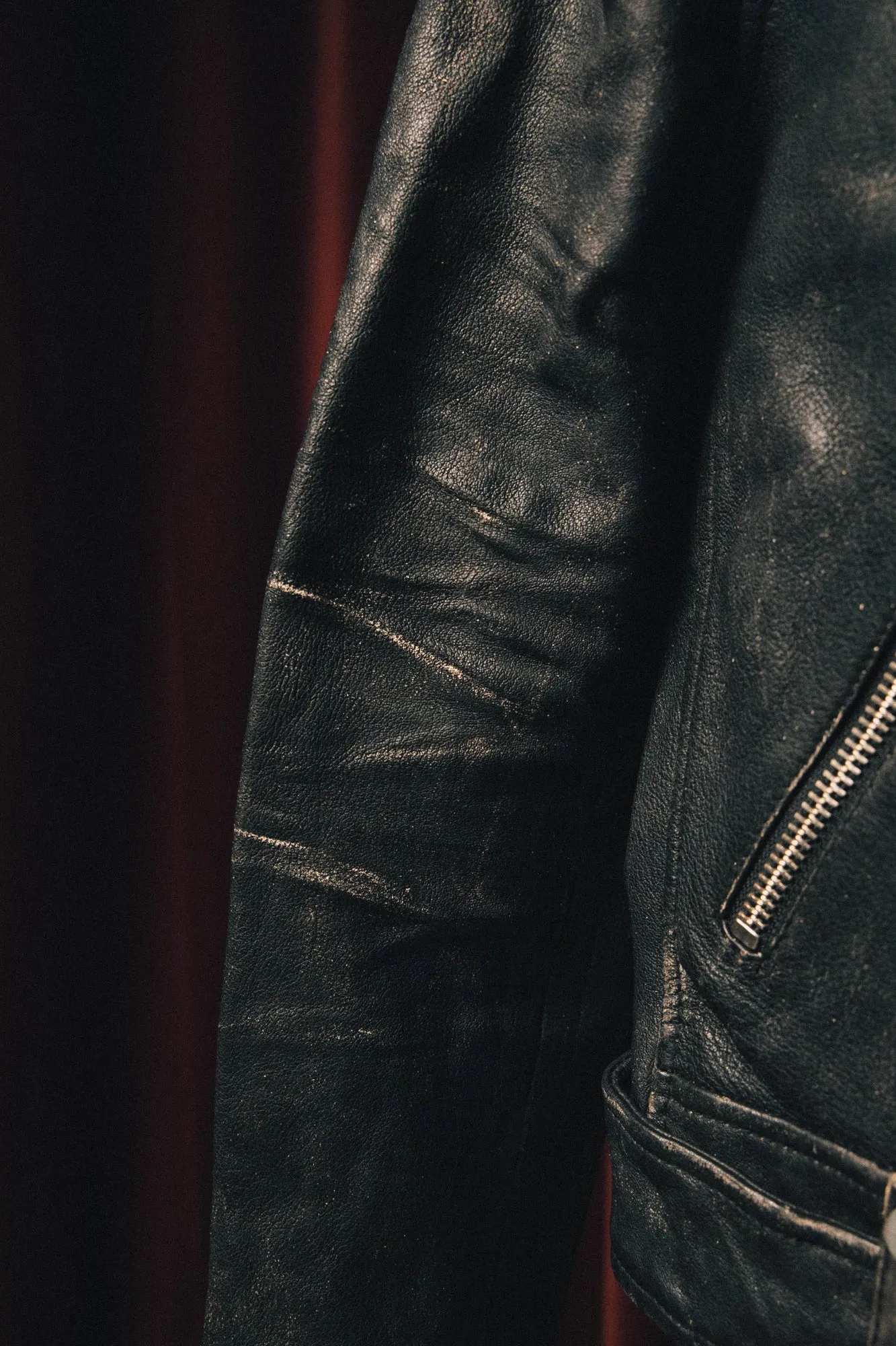 The Davey Biker Jacket | Roadworn Vintage black