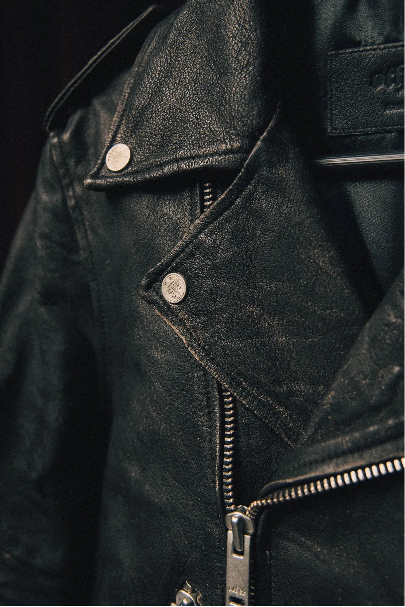 The Davey Biker Jacket | Roadworn Vintage black