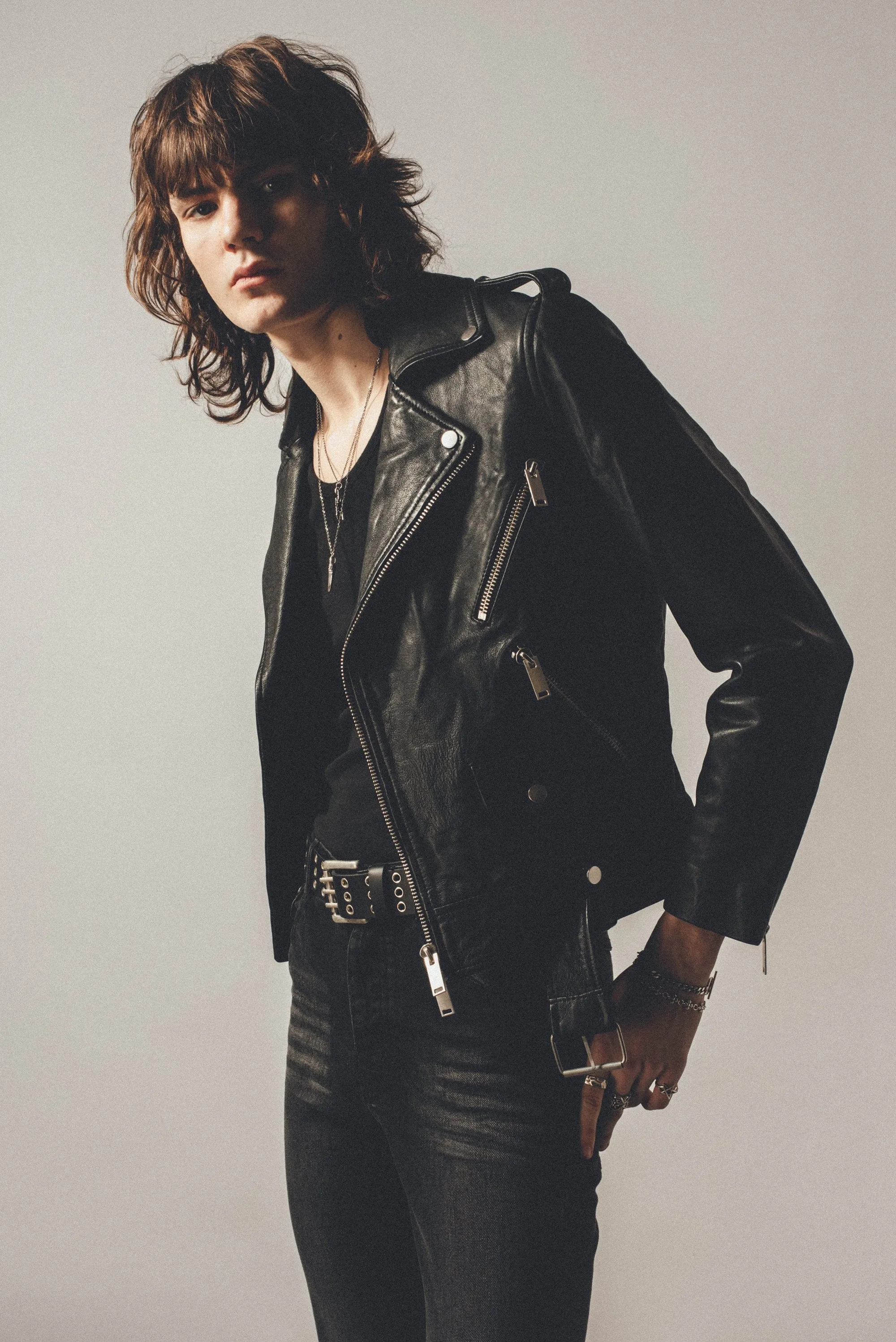 The Deuce Biker Jacket | vintage black