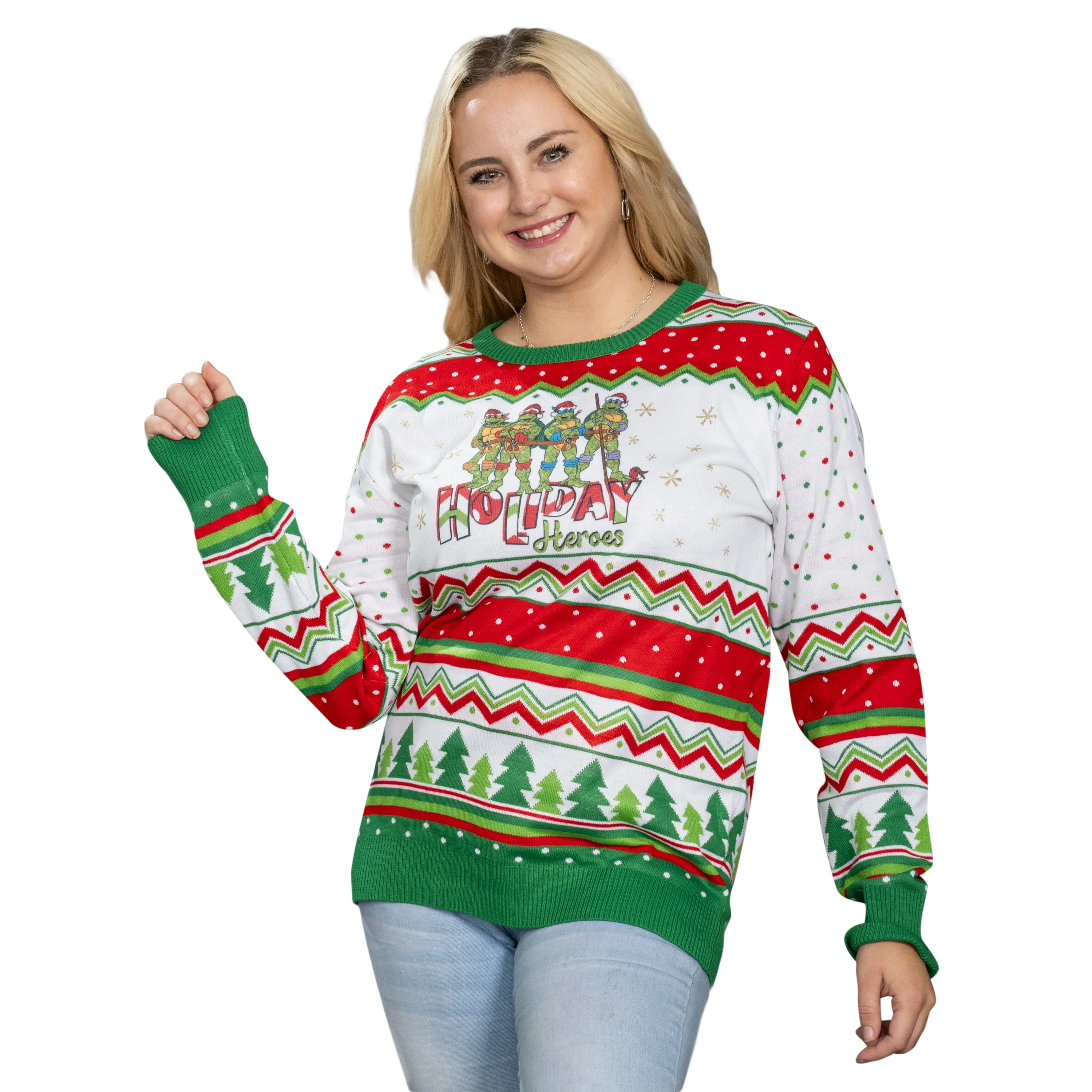 TMNT "Holiday Heroes" Ugly Christmas Sweater