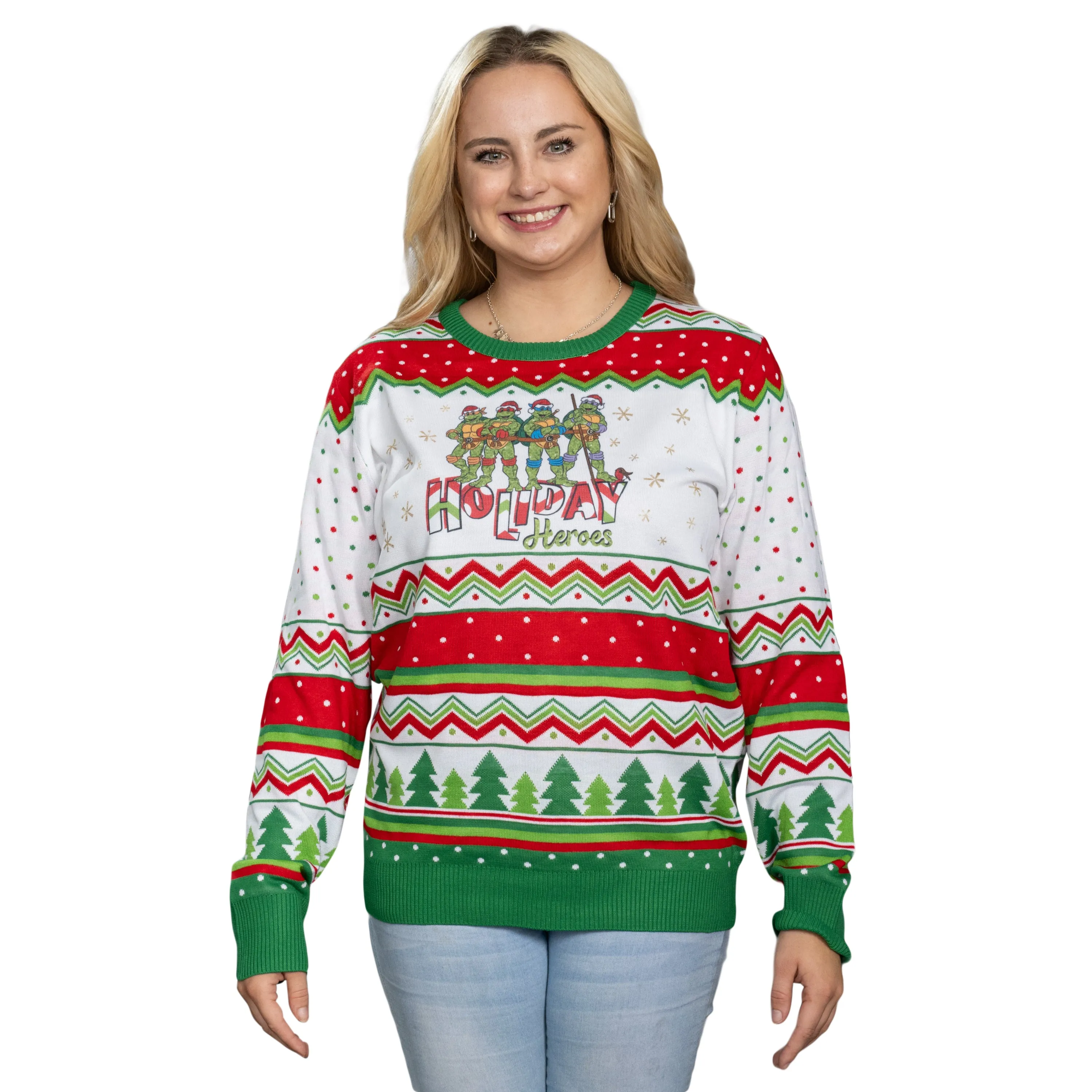 TMNT "Holiday Heroes" Ugly Christmas Sweater