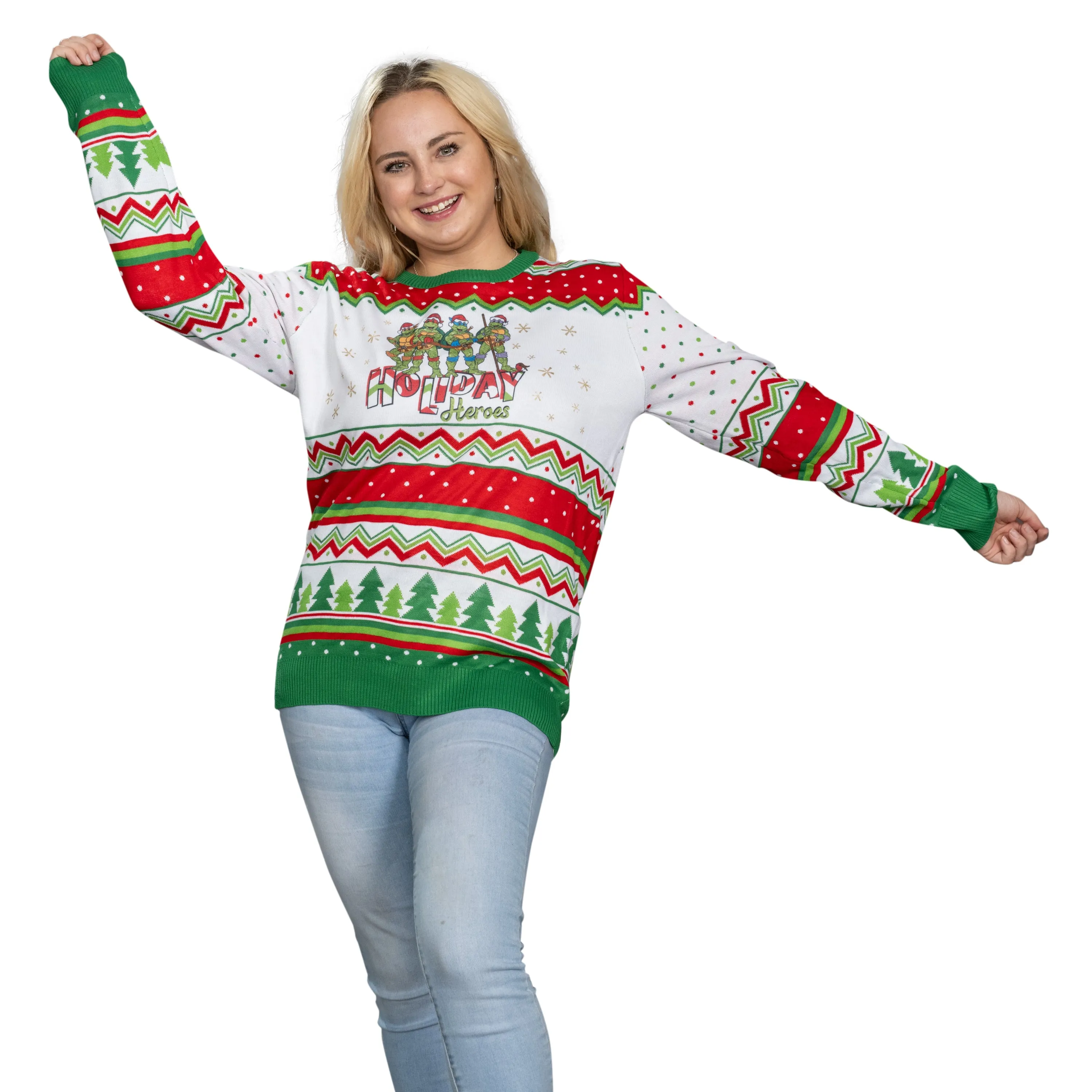 TMNT "Holiday Heroes" Ugly Christmas Sweater