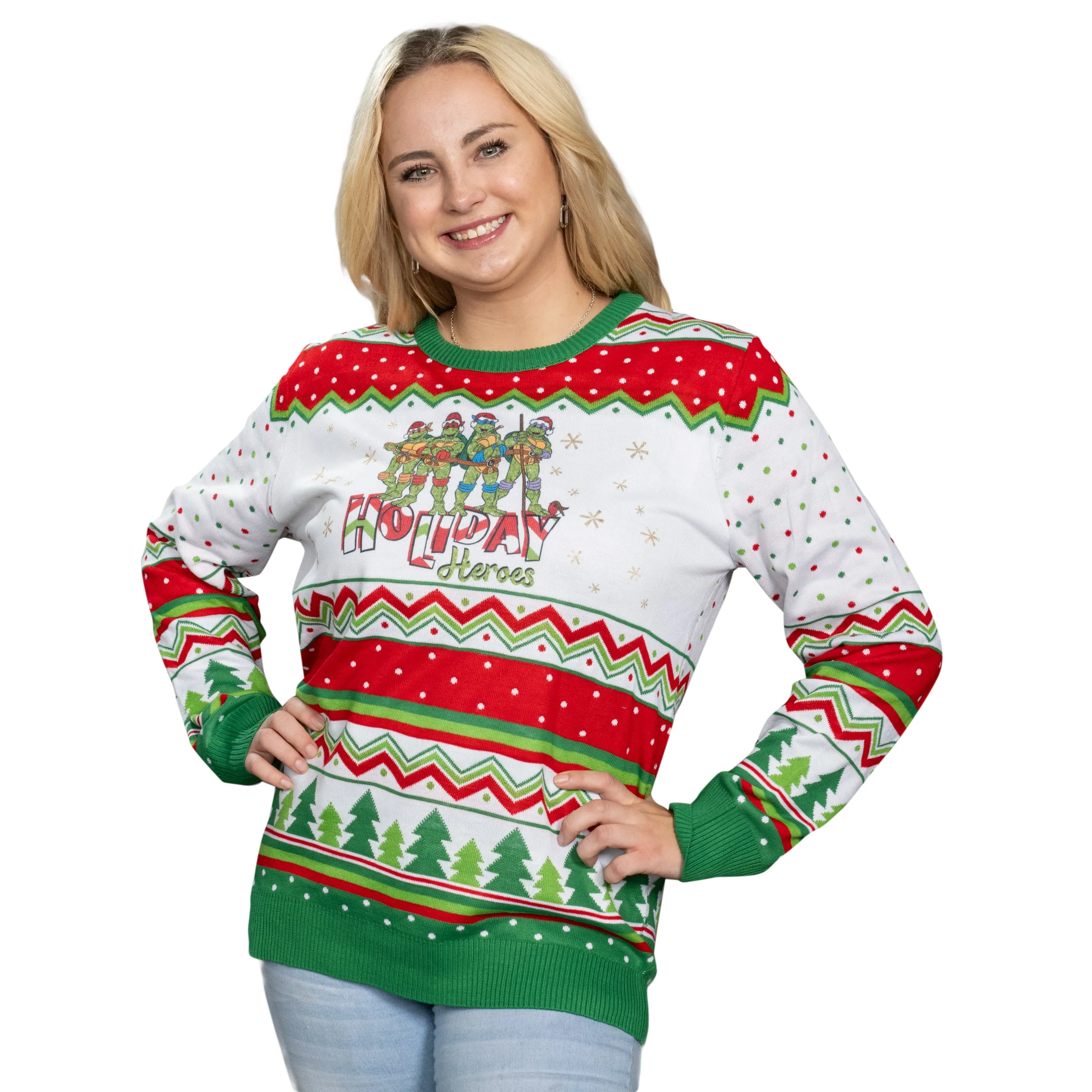 TMNT "Holiday Heroes" Ugly Christmas Sweater