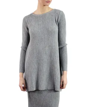 Trapezoid Alpaca Pullover Sweater