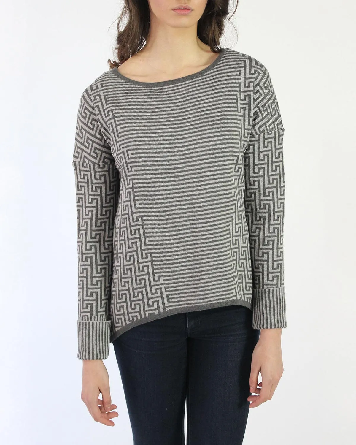 Tukano Jacquard Baby Alpaca Patch Pullover