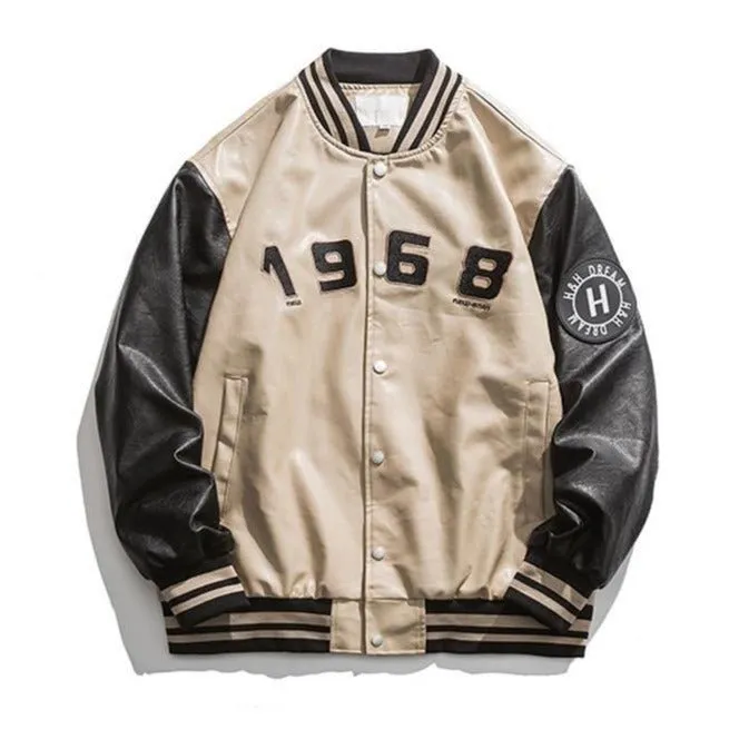 Underground Leather Bomber Jacket