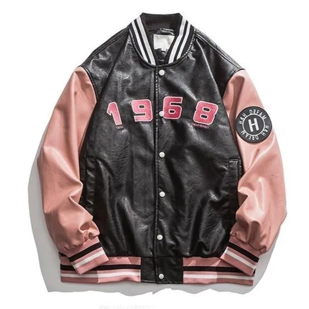 Underground Leather Bomber Jacket