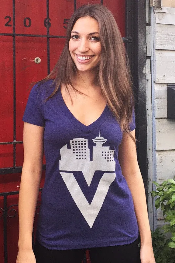 Vancity V-neck T-shirt (Womens)