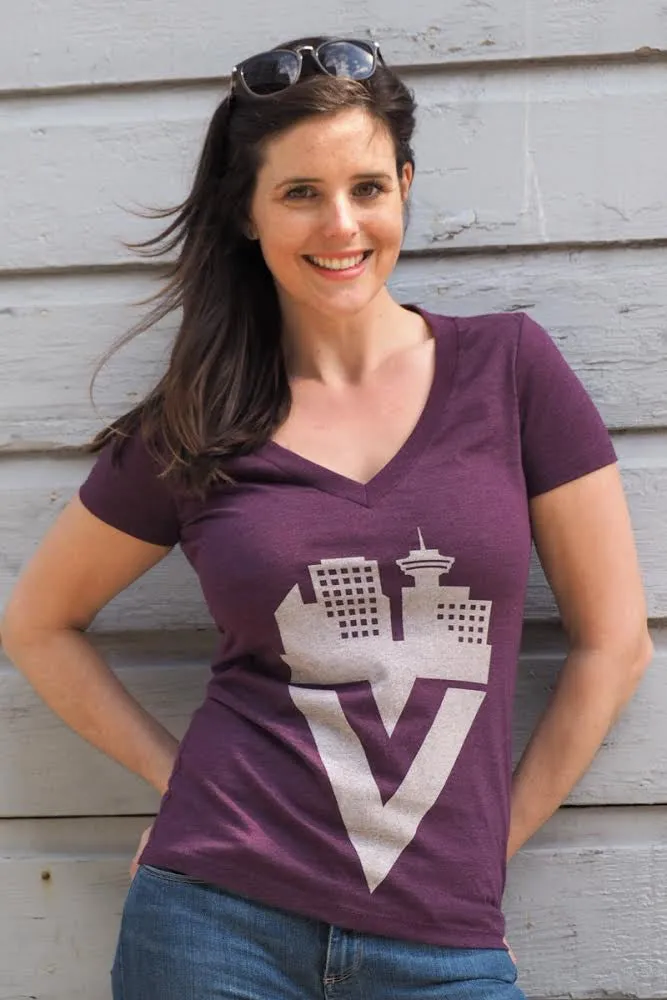 Vancity V-neck T-shirt (Womens)