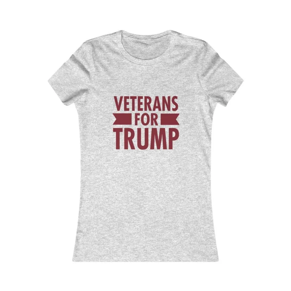 Veterans for Trump Softstyle Ladies' T-Shirt