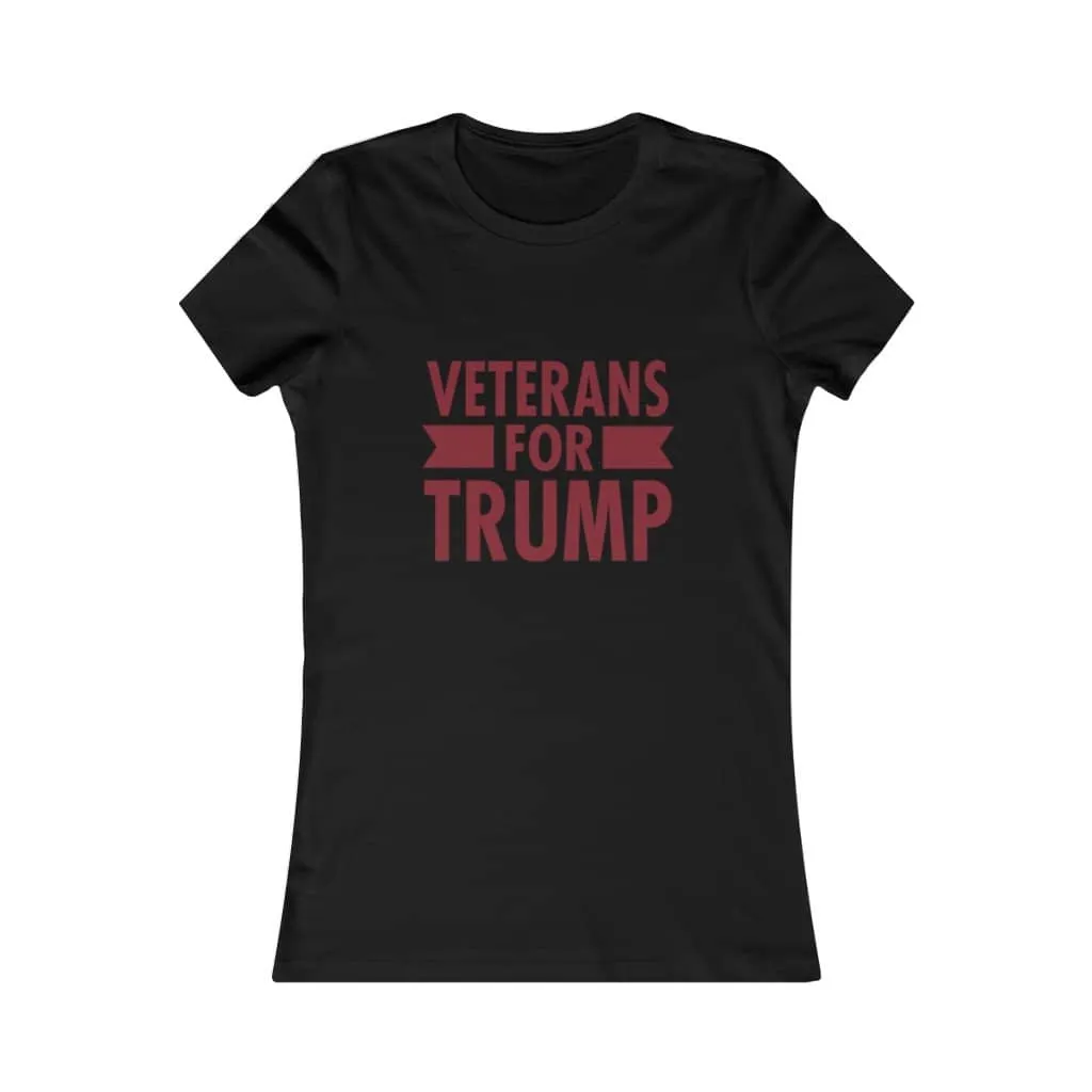 Veterans for Trump Softstyle Ladies' T-Shirt