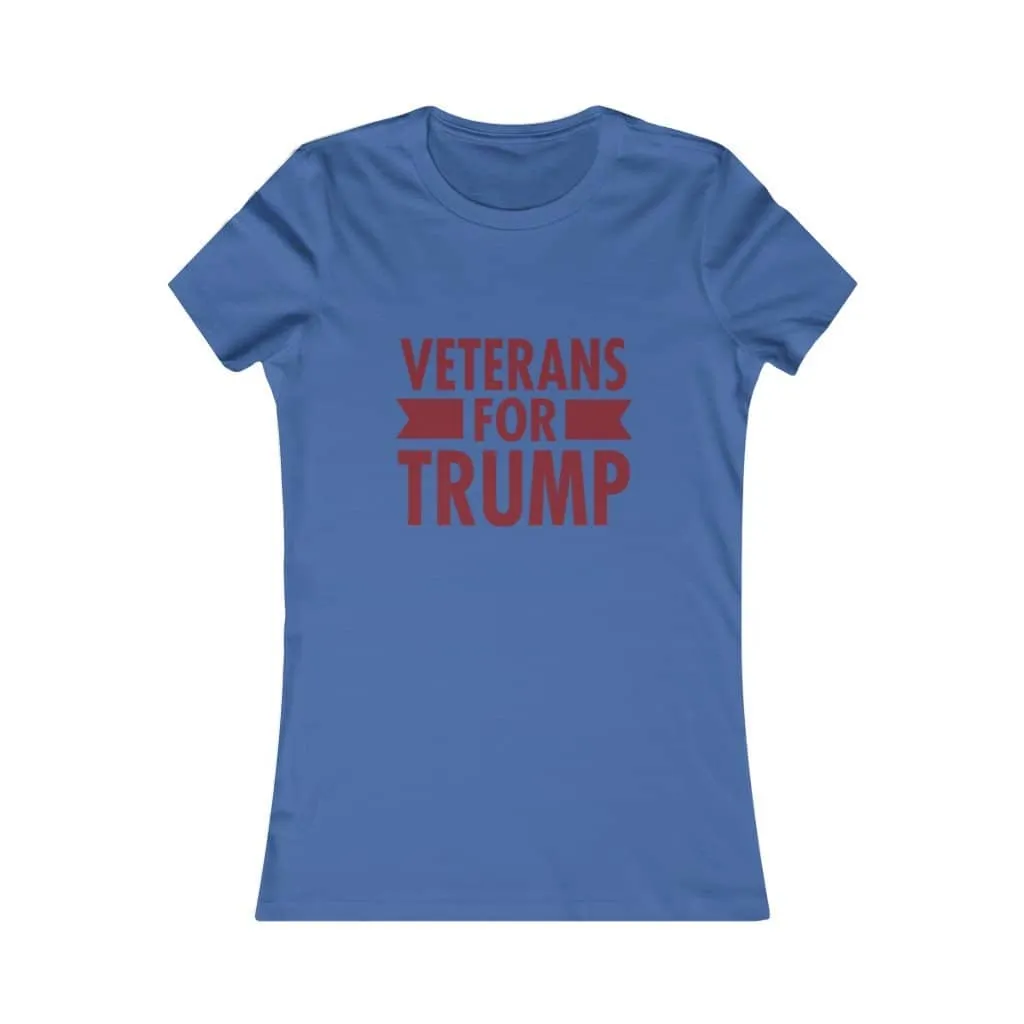 Veterans for Trump Softstyle Ladies' T-Shirt