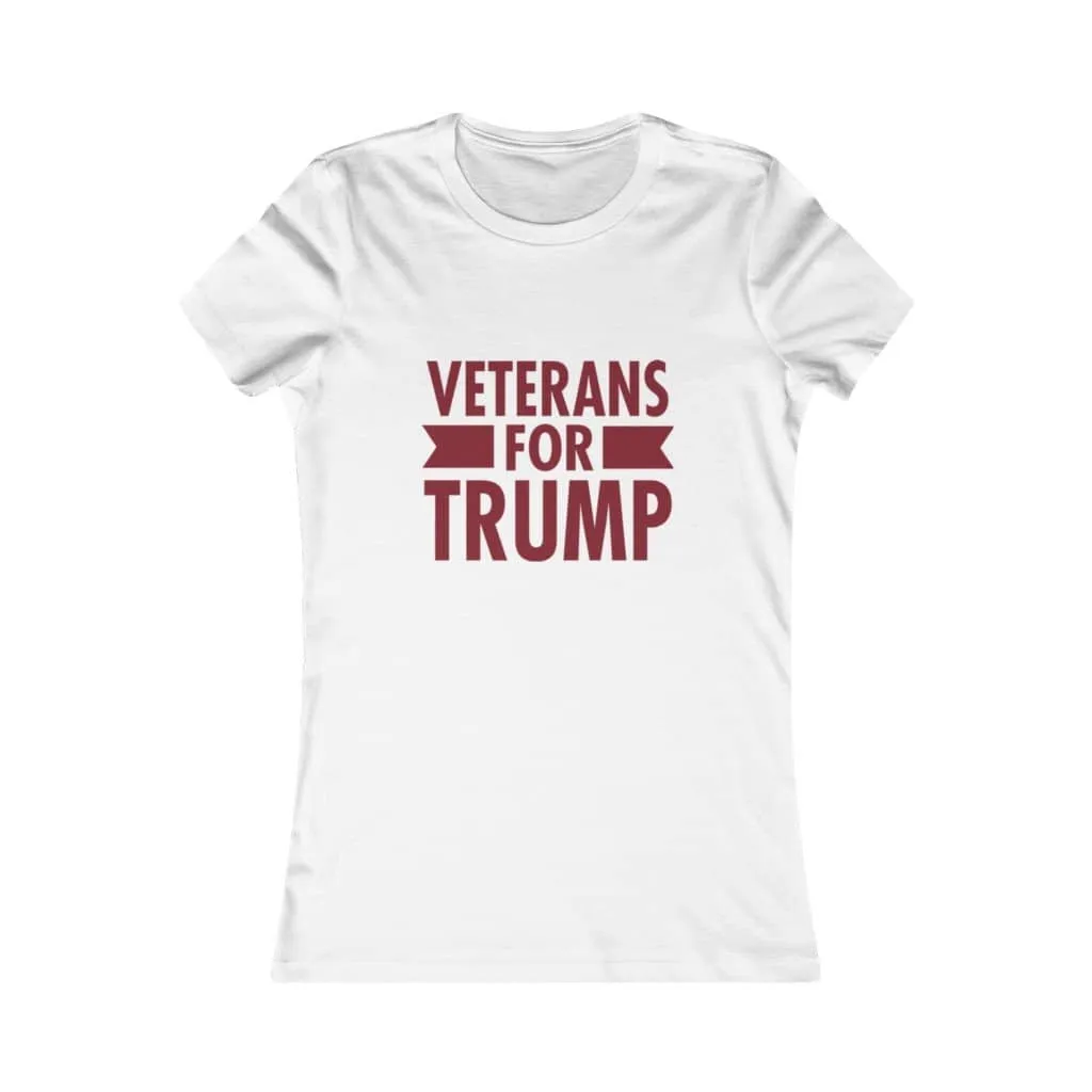 Veterans for Trump Softstyle Ladies' T-Shirt