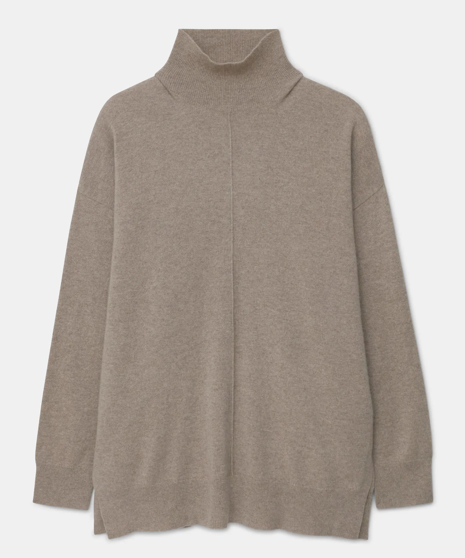 Washable Cashmere Turtleneck Tunic