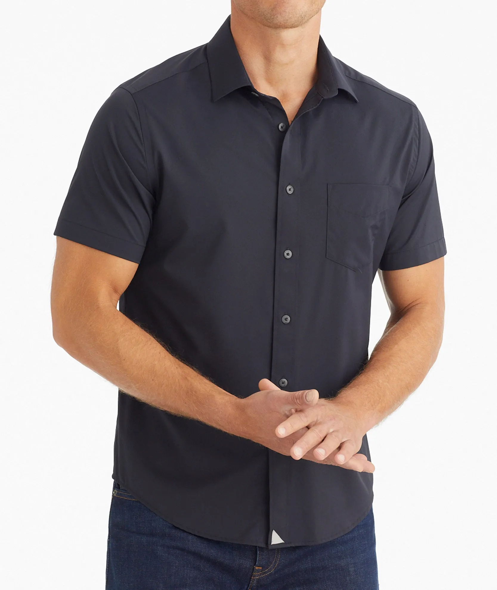 Wrinkle-Free Performance Short-Sleeve Gironde Shirt