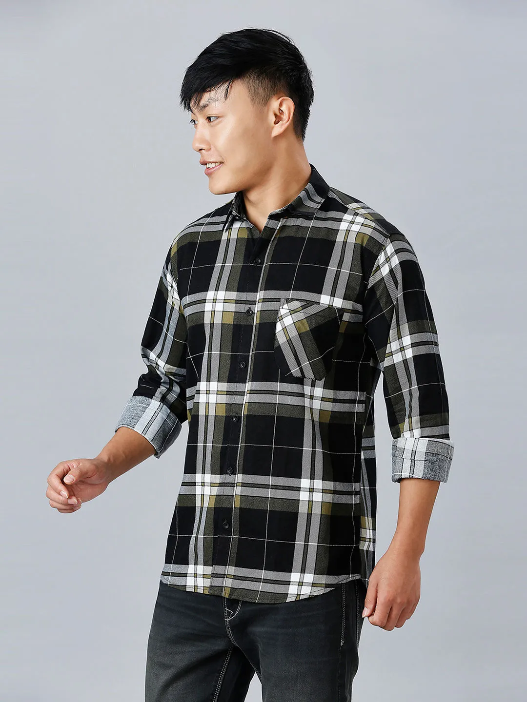 Zudiq Checked Men's Shirt